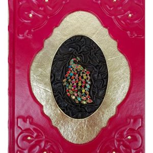 Книга "Русские сказки" на китайском языке в кожаном переплете