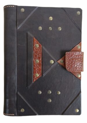 Кожаный ежедневник "Охотник" на кольцах